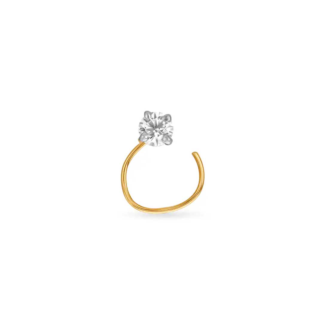 18 karat online gold nose ring